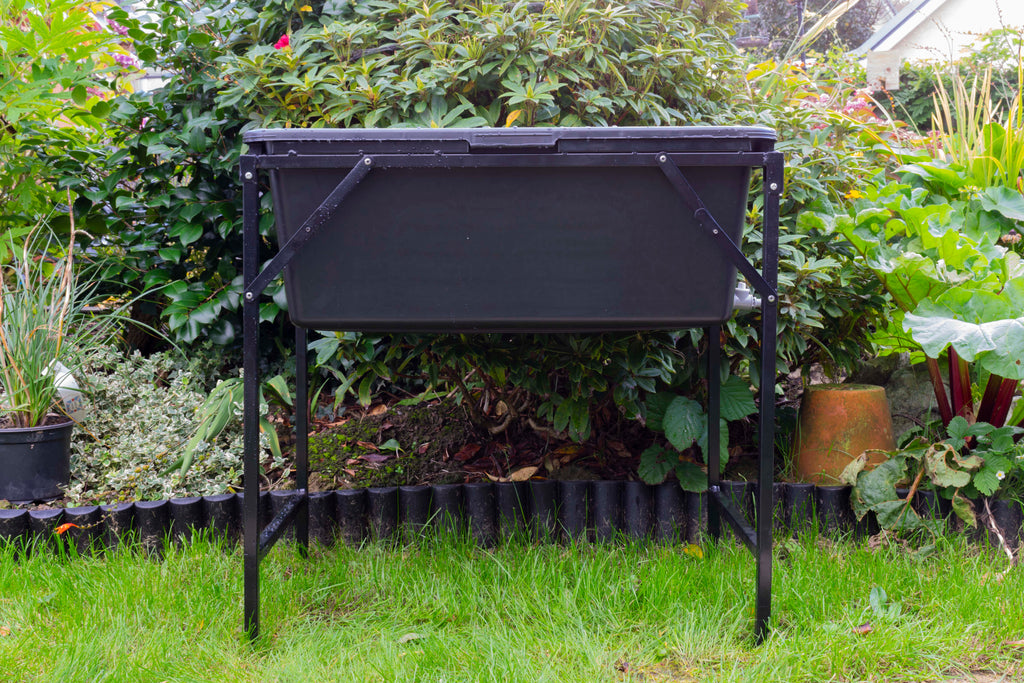 90 Litres Dog Pet Bath & Foldable Metal Stand with Drain Valve